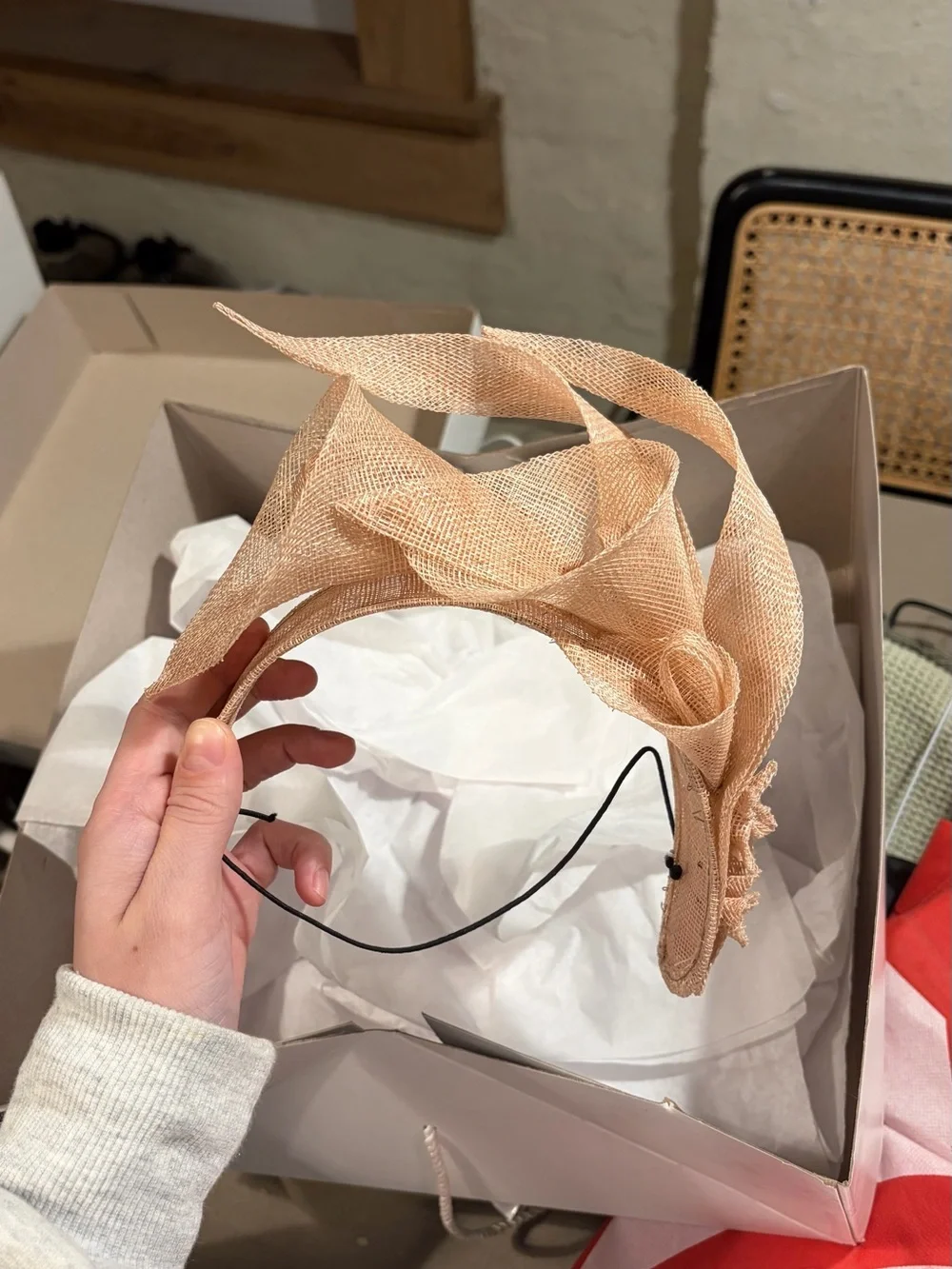 CUSTOM KENTUCKY DERBY FASTENER HAT / HEADPIECE